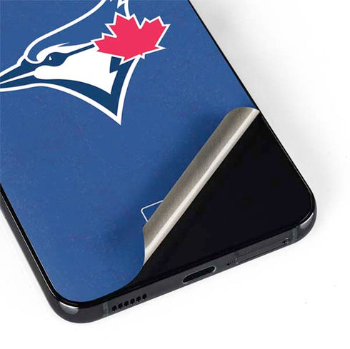 MLB Toronto Blue Jays Solid Distressed Galaxy S22 Plus Skin