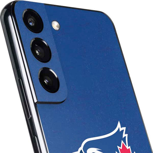 MLB Toronto Blue Jays Solid Distressed Galaxy S22 Skin