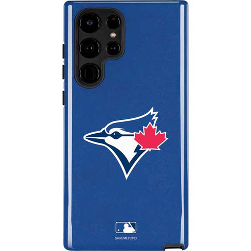 MLB Toronto Blue Jays Solid Distressed Galaxy S22 Ultra Pro Case