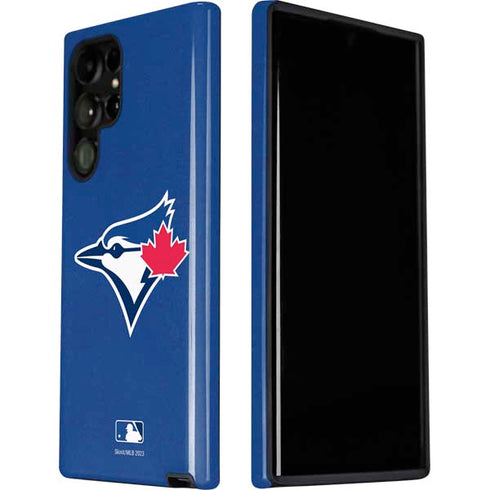 MLB Toronto Blue Jays Solid Distressed Galaxy S22 Ultra Pro Case