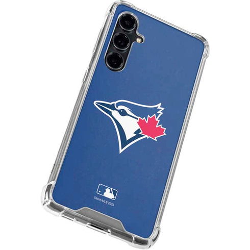 MLB Toronto Blue Jays Solid Distressed Galaxy S23 FE Clear Case