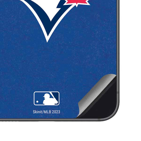 MLB Toronto Blue Jays Solid Distressed Galaxy S23 FE Skin