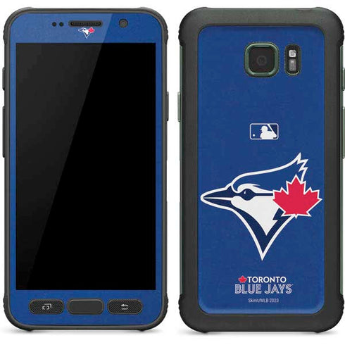 MLB Toronto Blue Jays Solid Distressed Galaxy S7 Active Skin