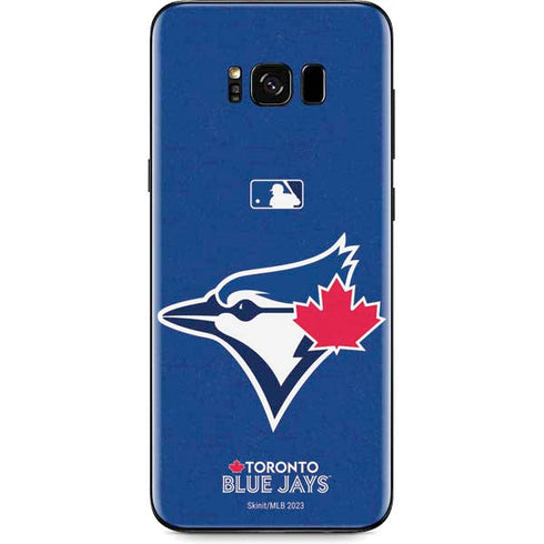 MLB Toronto Blue Jays Solid Distressed Galaxy S8 Skin