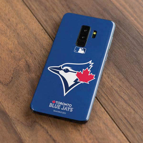 MLB Toronto Blue Jays Solid Distressed Galaxy S9 Plus Skin