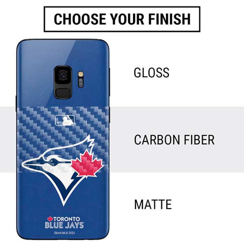 MLB Toronto Blue Jays Solid Distressed Galaxy S9 Skin