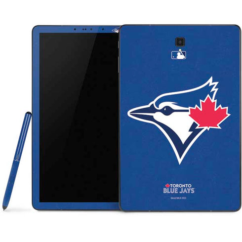 MLB Toronto Blue Jays Solid Distressed Samsung Galaxy Tab Skin