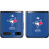 MLB Toronto Blue Jays Solid Distressed Galaxy Z Flip Skin
