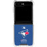 MLB Toronto Blue Jays Solid Distressed Galaxy Z Flip5 5G Clear Case