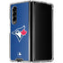 MLB Toronto Blue Jays Solid Distressed Galaxy Z Fold4 5G Clear Case
