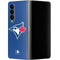 MLB Toronto Blue Jays Solid Distressed Galaxy Z Fold4 5G Skin