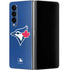 MLB Toronto Blue Jays Solid Distressed Galaxy Z Fold4 5G Skin