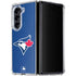 MLB Toronto Blue Jays Solid Distressed Galaxy Z Fold5 5G Clear Case