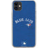 MLB Toronto Blue Jays Solid Distressed iPhone 11 Clear Case