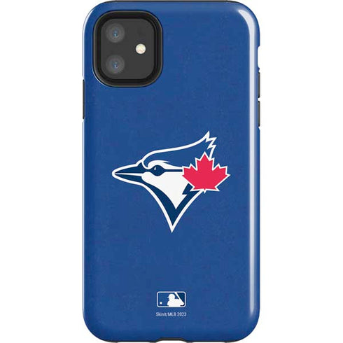 MLB Toronto Blue Jays Solid Distressed iPhone 11 Impact Case