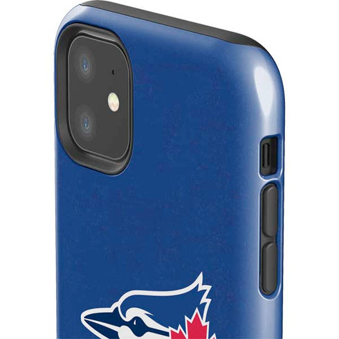 MLB Toronto Blue Jays Solid Distressed iPhone 11 Impact Case