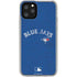 MLB Toronto Blue Jays Solid Distressed iPhone 11 Pro Clear Case
