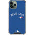 MLB Toronto Blue Jays Solid Distressed iPhone 11 Pro Max Clear Case