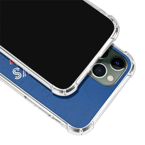MLB Toronto Blue Jays Solid Distressed iPhone 11 Pro Max Clear Case