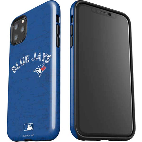 MLB Toronto Blue Jays Solid Distressed iPhone 11 Pro Max Impact Case