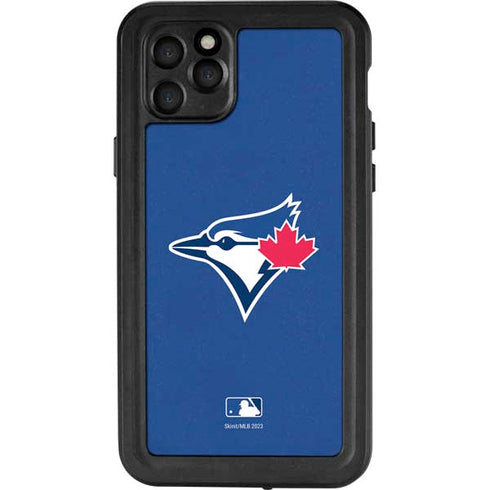 MLB Toronto Blue Jays Solid Distressed iPhone 11 Pro Max Waterproof Case