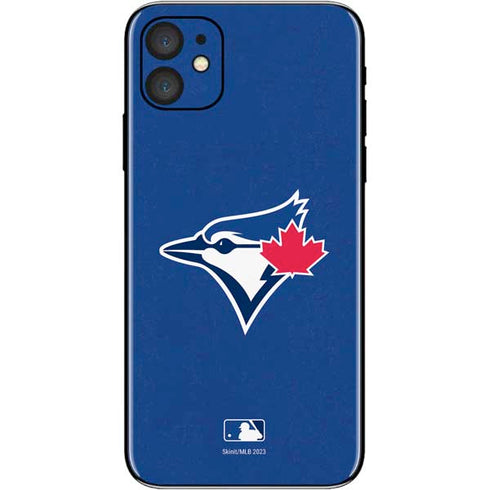 MLB Toronto Blue Jays Solid Distressed iPhone 11 Skin