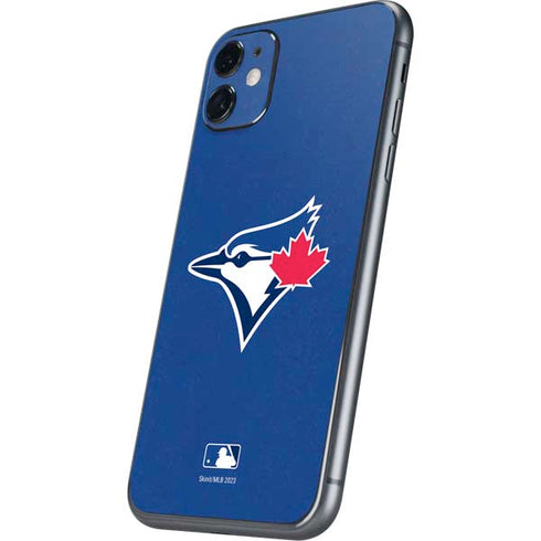 MLB Toronto Blue Jays Solid Distressed iPhone 11 Skin