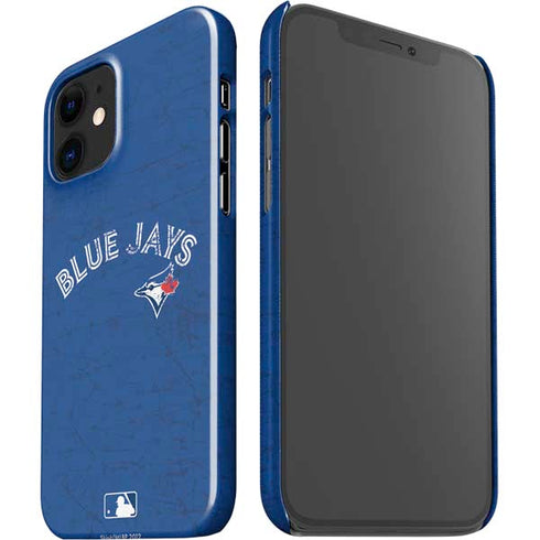 MLB Toronto Blue Jays Solid Distressed iPhone 12 Mini Lite Case