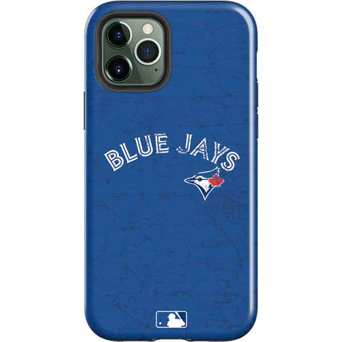 MLB Toronto Blue Jays Solid Distressed iPhone 12 Pro Max Impact Case