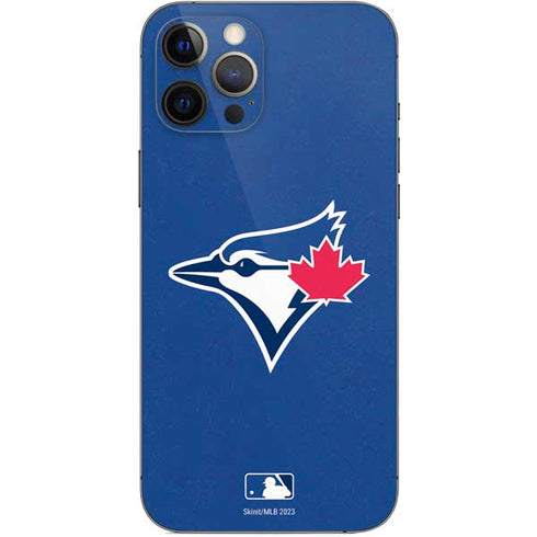 MLB Toronto Blue Jays Solid Distressed iPhone 12 Pro Max Skin