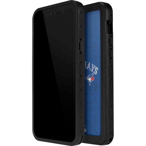MLB Toronto Blue Jays Solid Distressed iPhone 12 Pro Waterproof Case