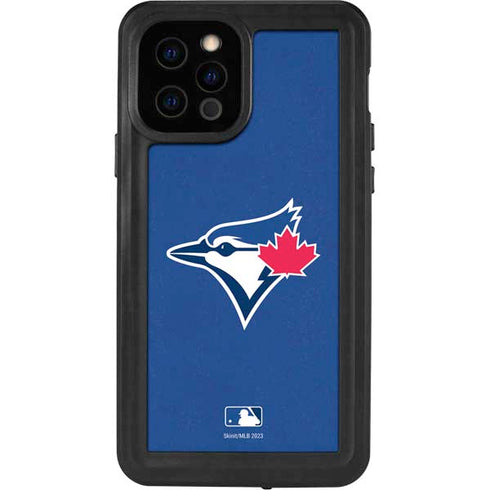 MLB Toronto Blue Jays Solid Distressed iPhone 12 Pro Waterproof Case