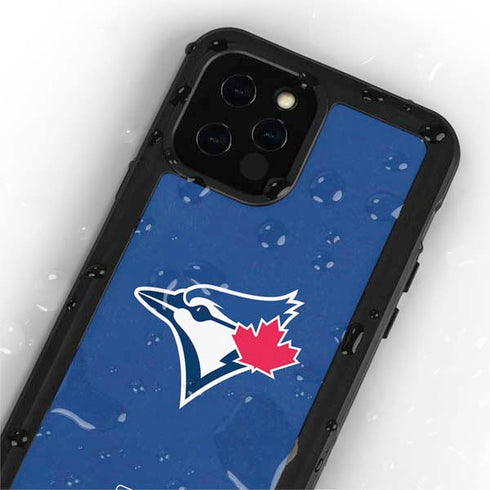 MLB Toronto Blue Jays Solid Distressed iPhone 12 Pro Waterproof Case