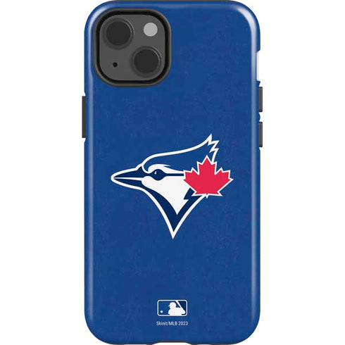 MLB Toronto Blue Jays Solid Distressed iPhone 13 Impact Case