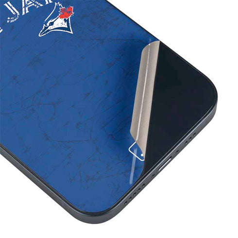 MLB Toronto Blue Jays Solid Distressed iPhone 13 Mini Skin