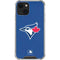 MLB Toronto Blue Jays Solid Distressed iPhone 14 Plus Clear Case