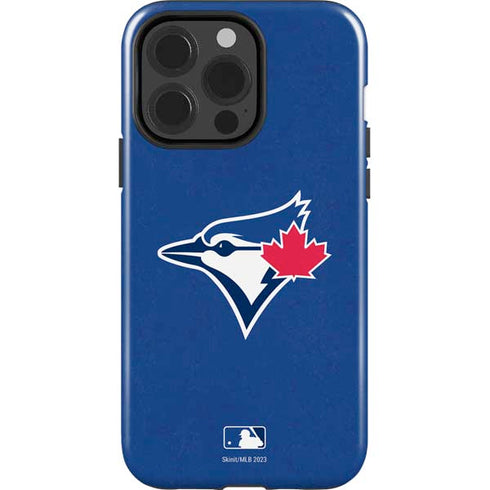 MLB Toronto Blue Jays Solid Distressed iPhone 15 Pro Impact Case