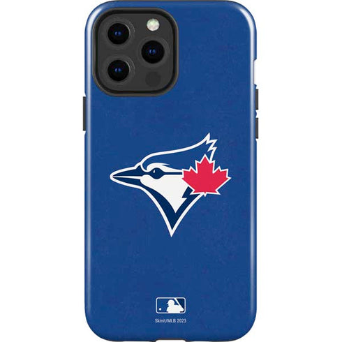 MLB Toronto Blue Jays Solid Distressed iPhone 15 Pro Max Impact Case