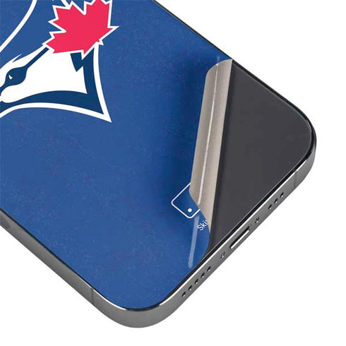 MLB Toronto Blue Jays Solid Distressed iPhone 14 Pro Max Skin