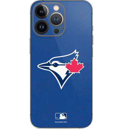 MLB Toronto Blue Jays Solid Distressed iPhone 14 Pro Skin