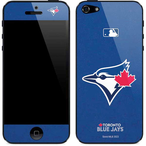 MLB Toronto Blue Jays Solid Distressed iPhone 5/5s/5SE Skin