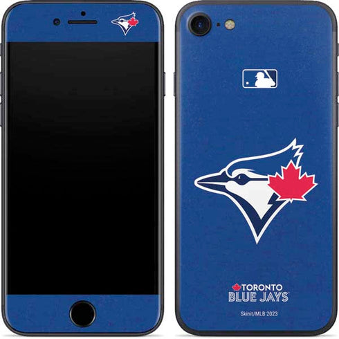 MLB Toronto Blue Jays Solid Distressed iPhone 8 Skin