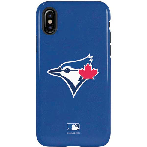 MLB Toronto Blue Jays Solid Distressed iPhone X Pro Case