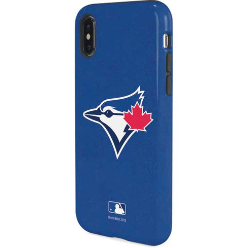MLB Toronto Blue Jays Solid Distressed iPhone X Pro Case