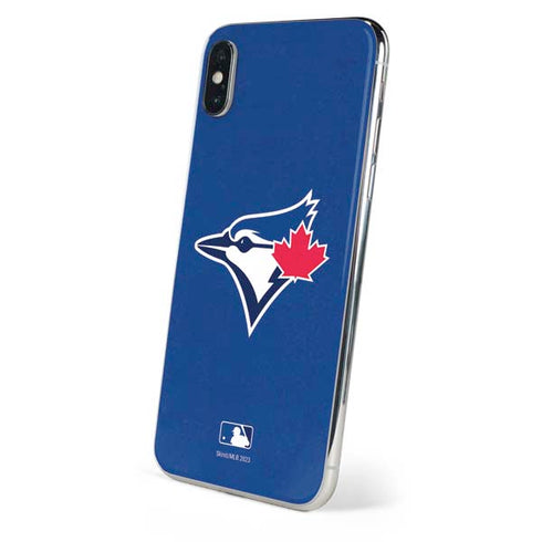 MLB Toronto Blue Jays Solid Distressed iPhone X Skin