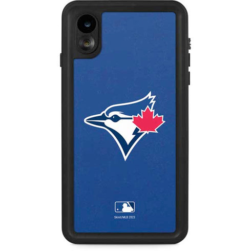 MLB Toronto Blue Jays Solid Distressed iPhone XR Waterproof Case
