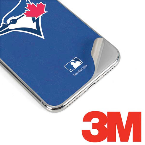 MLB Toronto Blue Jays Solid Distressed iPhone XS Max Skin