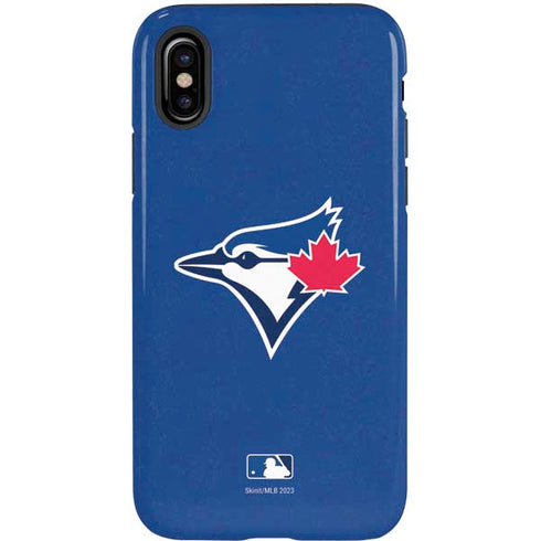 MLB Toronto Blue Jays Solid Distressed iPhone XS Pro Case