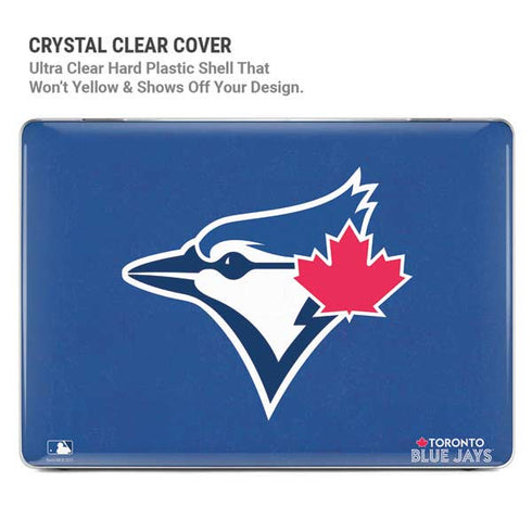 MLB Toronto Blue Jays Solid Distressed MacBook Pro 16in (2019-20) Case plus Skin