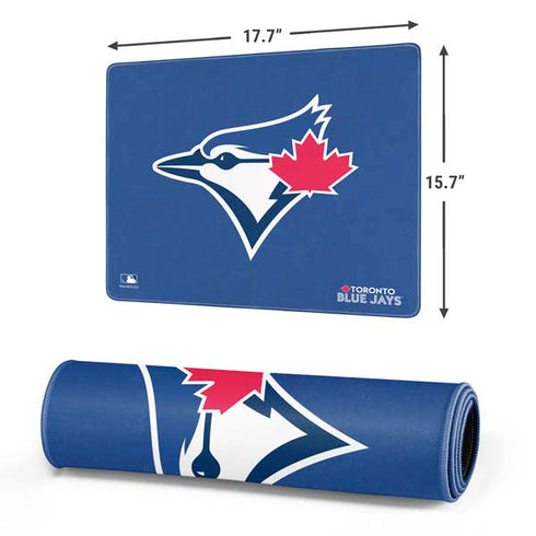 MLB Toronto Blue Jays Solid Distressed Gaming Mouse Pad